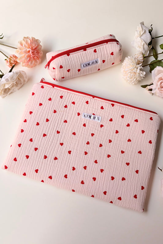 Neceser plano red love