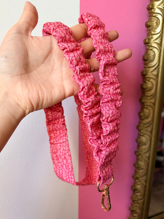 Lanyard scrunchy coral