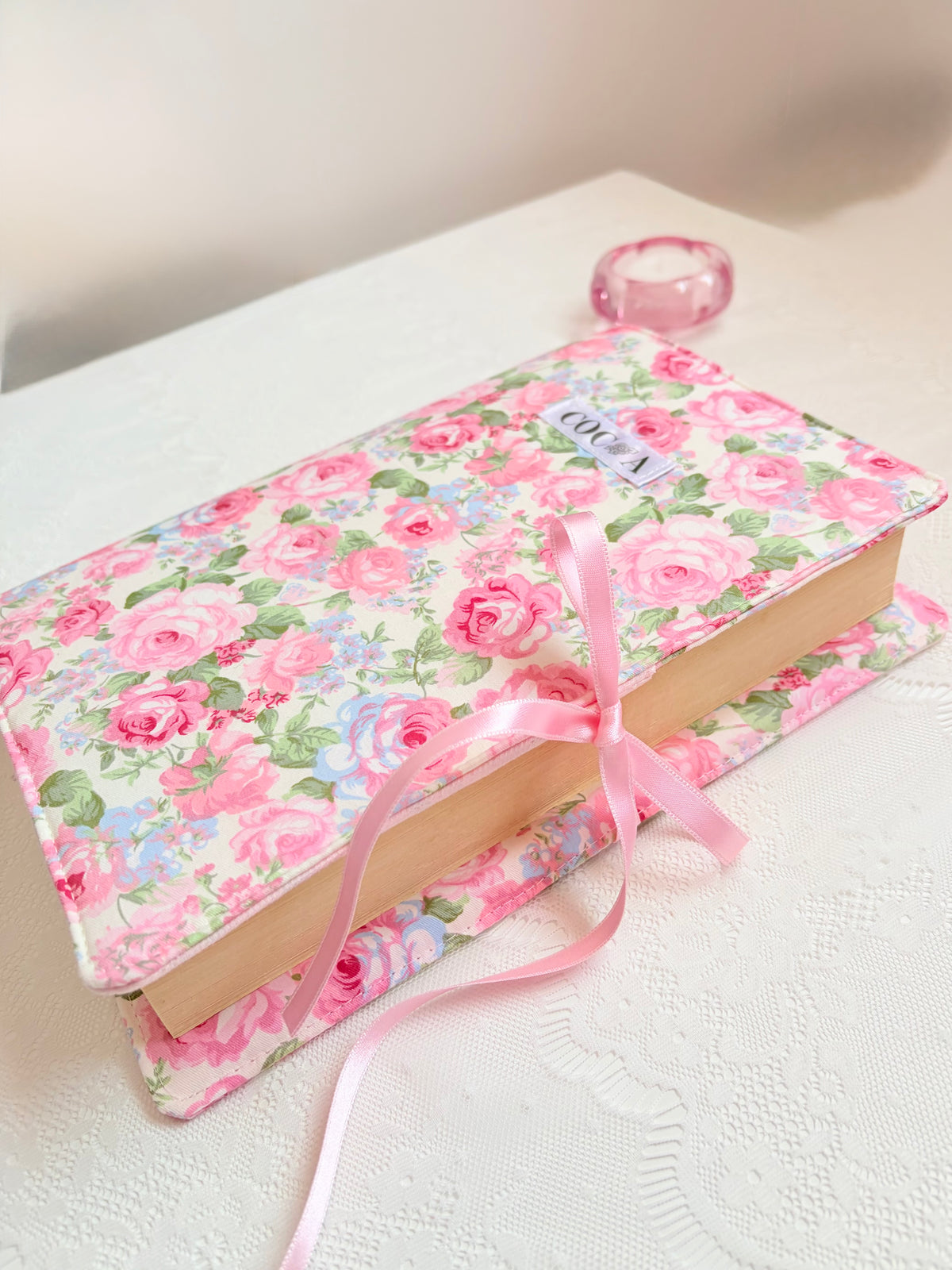 Funda libro solapa rosal
