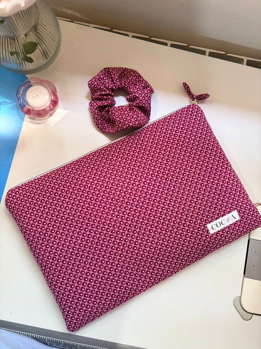 Raspberry Boxy Toiletry Bag