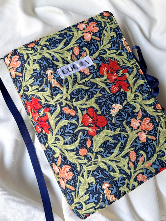 Funda libro solapa elegant blue