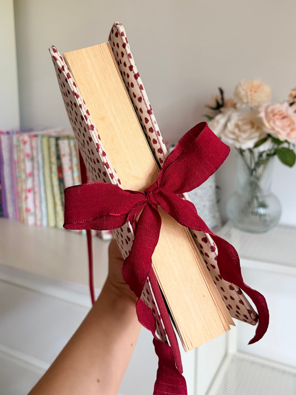Funda libro solapa cream love