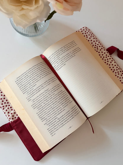 Funda libro solapa cream love
