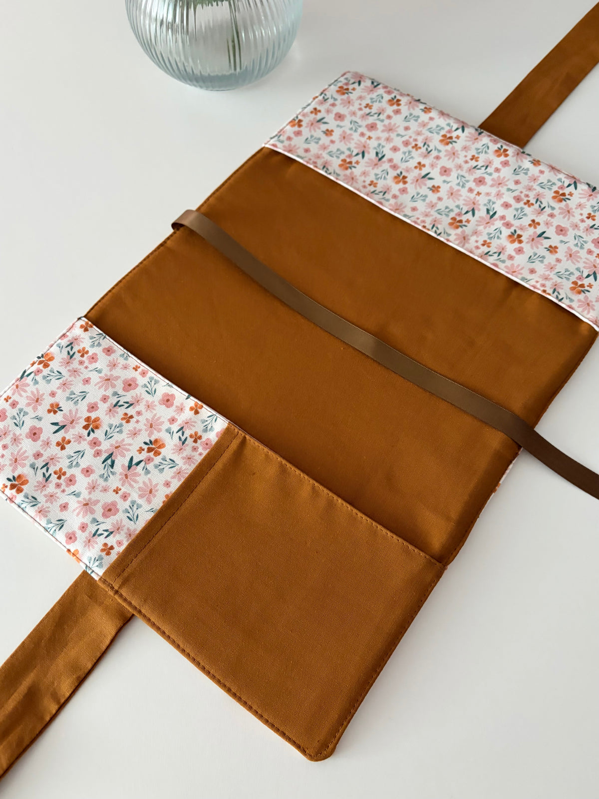 Funda libro solapa fall flowers