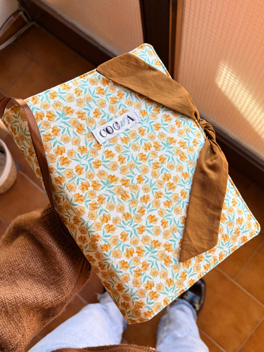 Funda de libro de tela amelia
