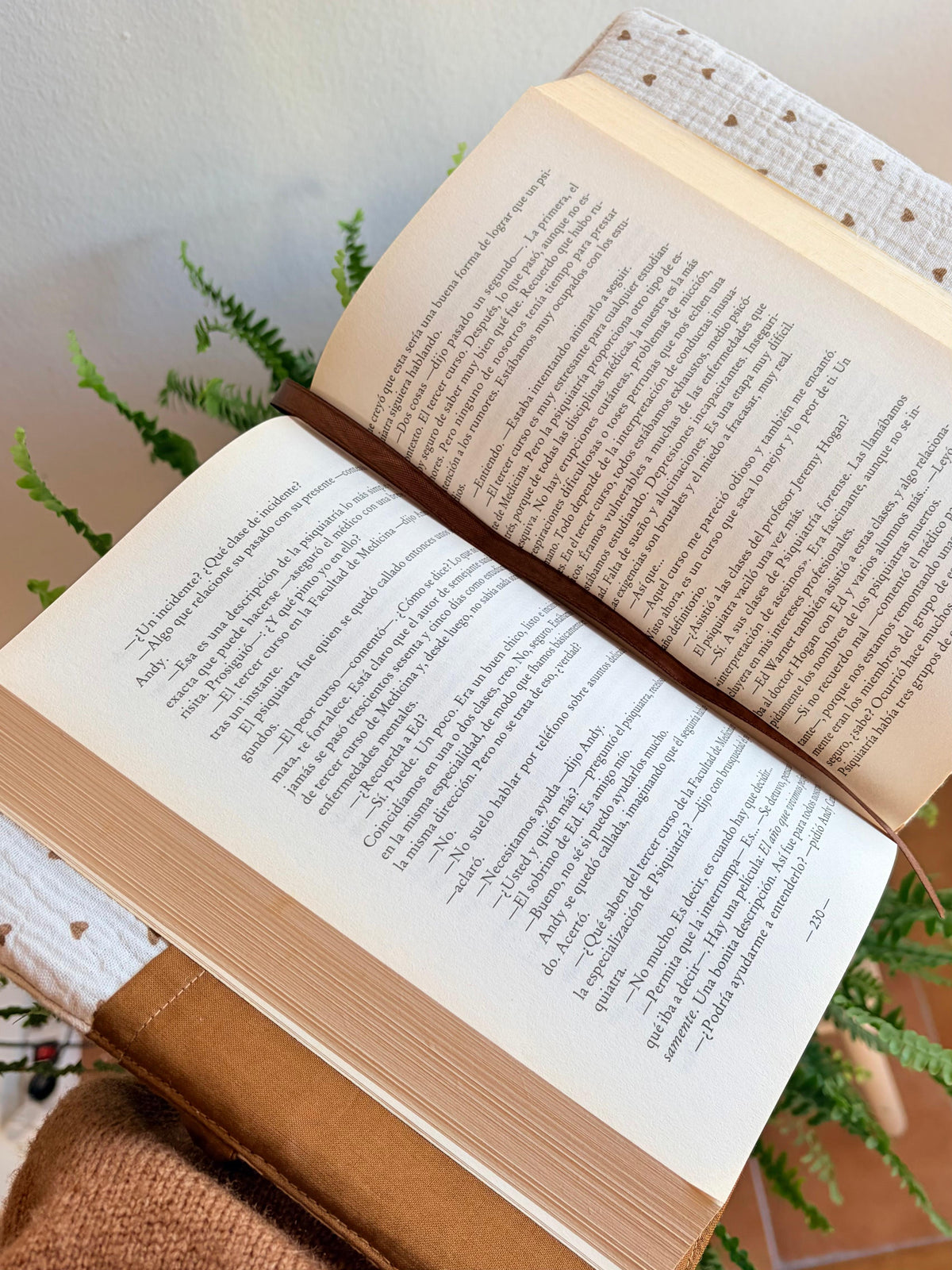 Funda de libro de tela teddy love